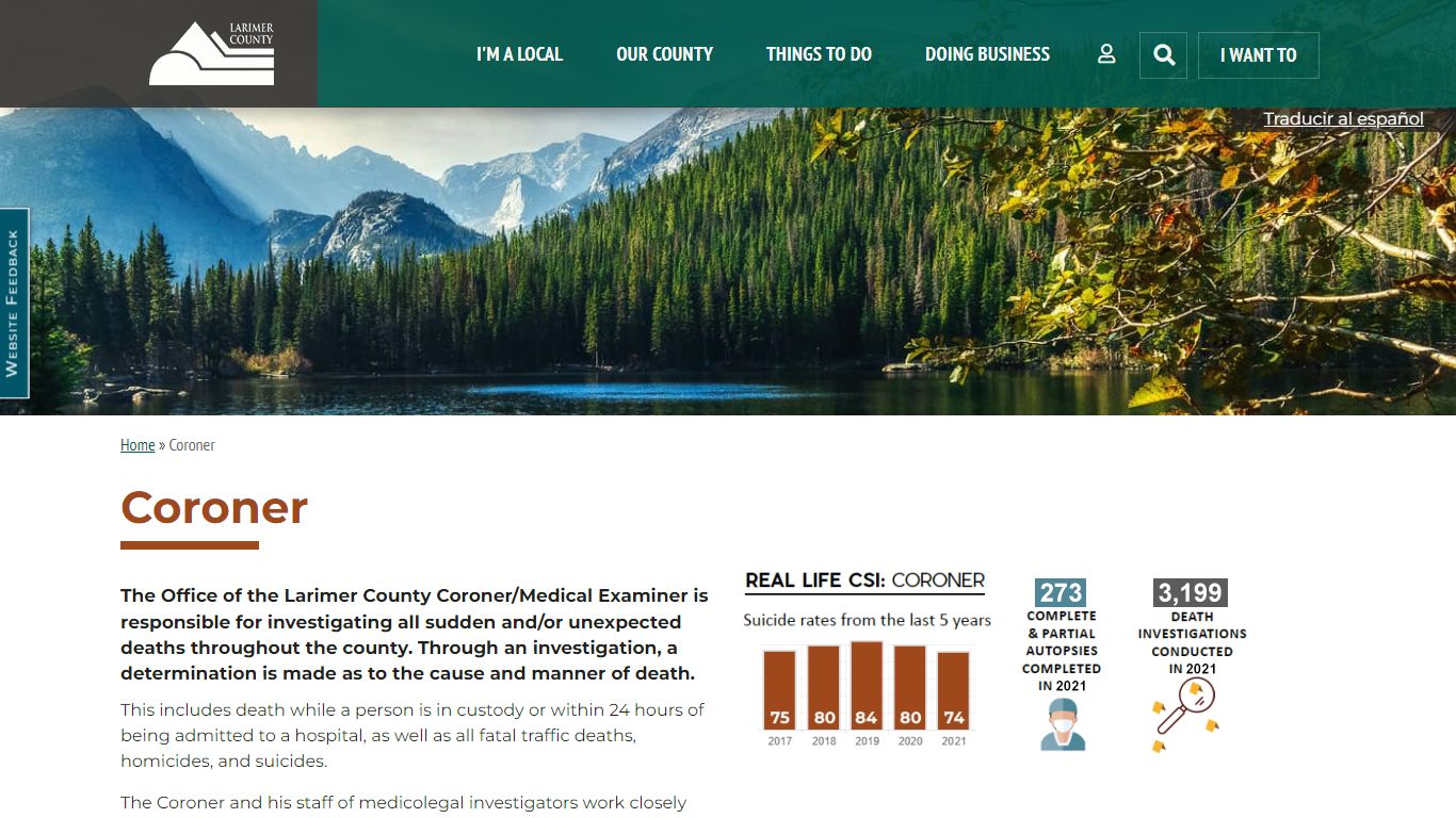 Coroner | Larimer County